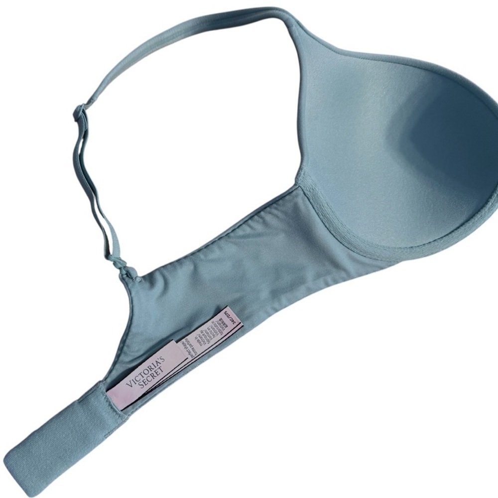 Victoria’s Secret Body By Victoria Perfect Shape Bra 34C Teal Smooth T-Shirt Bra - Picture 9 of 10